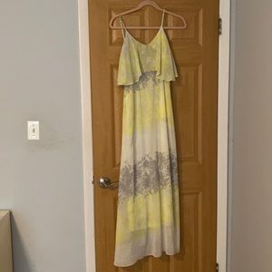 Lovposh yellow grey maxi great condition